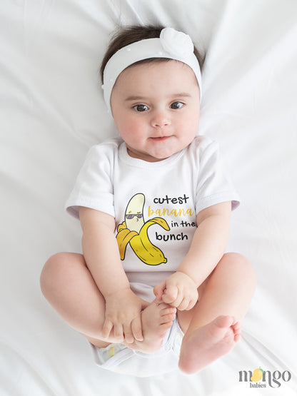 Kids Tshirt Baby Onesie® Cutest Banana Baby Bodysuit Newborn Outfit Baby Shower Gift