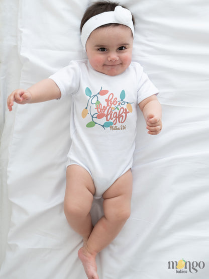 Baby Onesie® Be The Light Christmas Baby Clothing for Baby Shower Gift Newborn