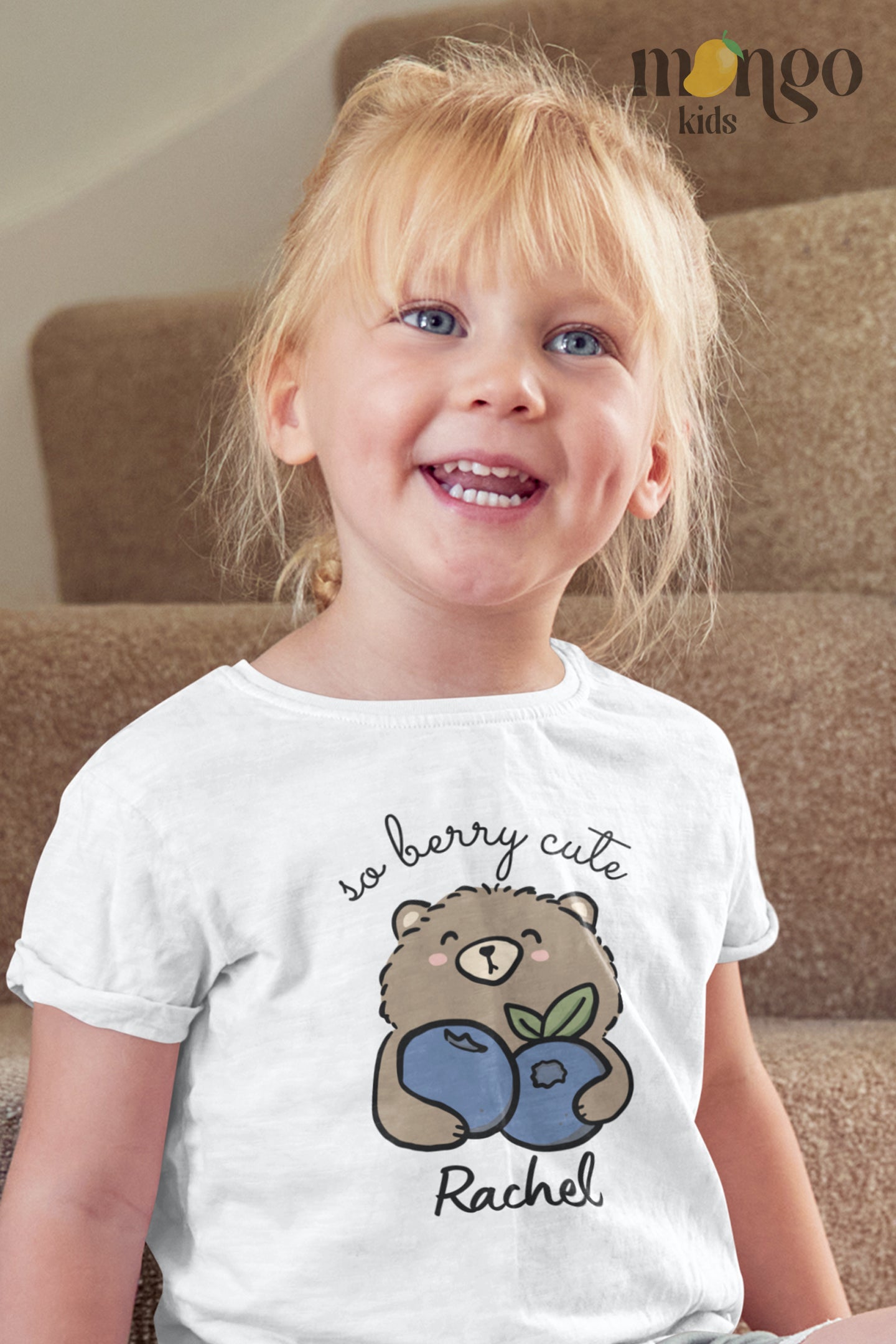 Girls Tshirt - Cute Kid Tshirt - Cute Baby Onesie - Blueberry Baby Onsie - Berry Baby Outfit - Long Sleeve Baby Bodysuit