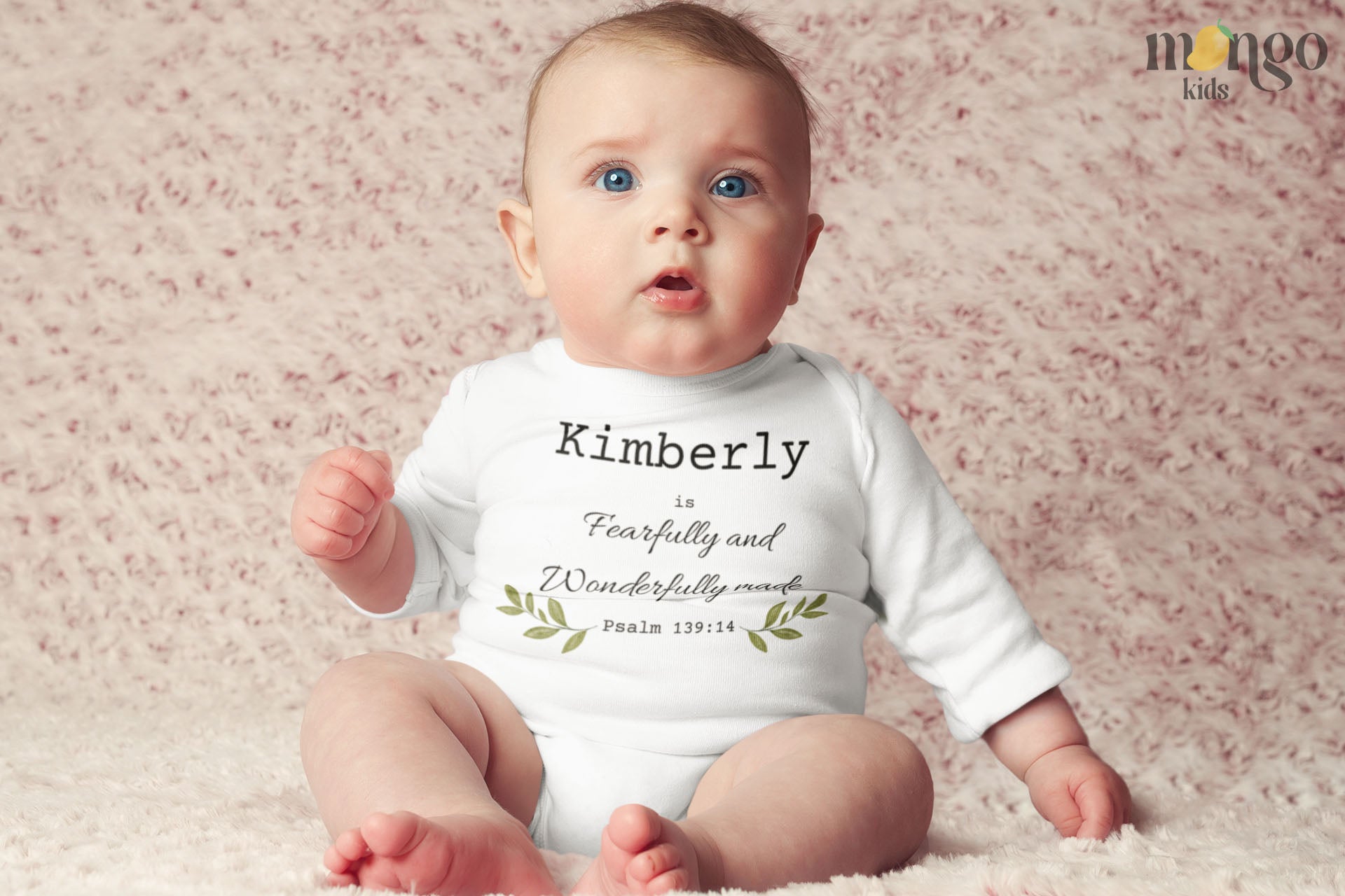 Custom Name Baby Onesie - Custom Baby Clothes - Baby Onsie - Religious Baby