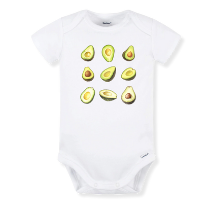 Cute Baby Onesies® Cute Avocado Baby Bodysuit for Newborn Outfit for Baby Shower Gift Ideas