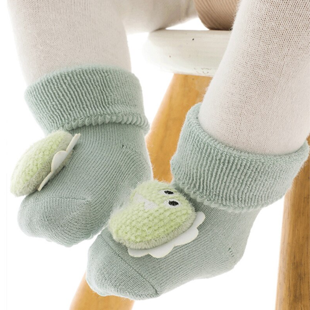 Kids Non Slip Socks Cute Animal Infant Boys Girls Baby Socks for Toddler