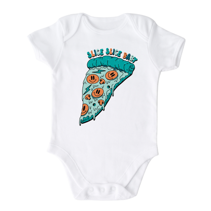 Kids Tshirt Baby Onesie® Slice Slice Baby Pizza Bodysuit Baby Clothing for Baby Shower Gift Newborn