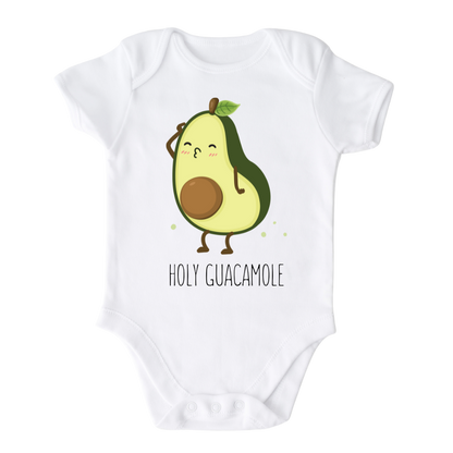 Holy Guacamole Kid Tshirt Baby Onesie® Avocado Baby Clothes for Baby Shower Gift