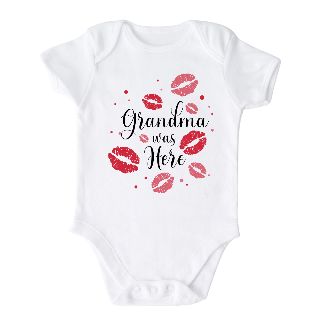 Grandma was here Baby Onesie® Cute Grandma Baby Outfit for Baby Shower Gift