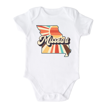 Missouri Baby Onesie® Missouri State Shirt for Kids Tshirt Missouri Bodysuit for Baby Gift