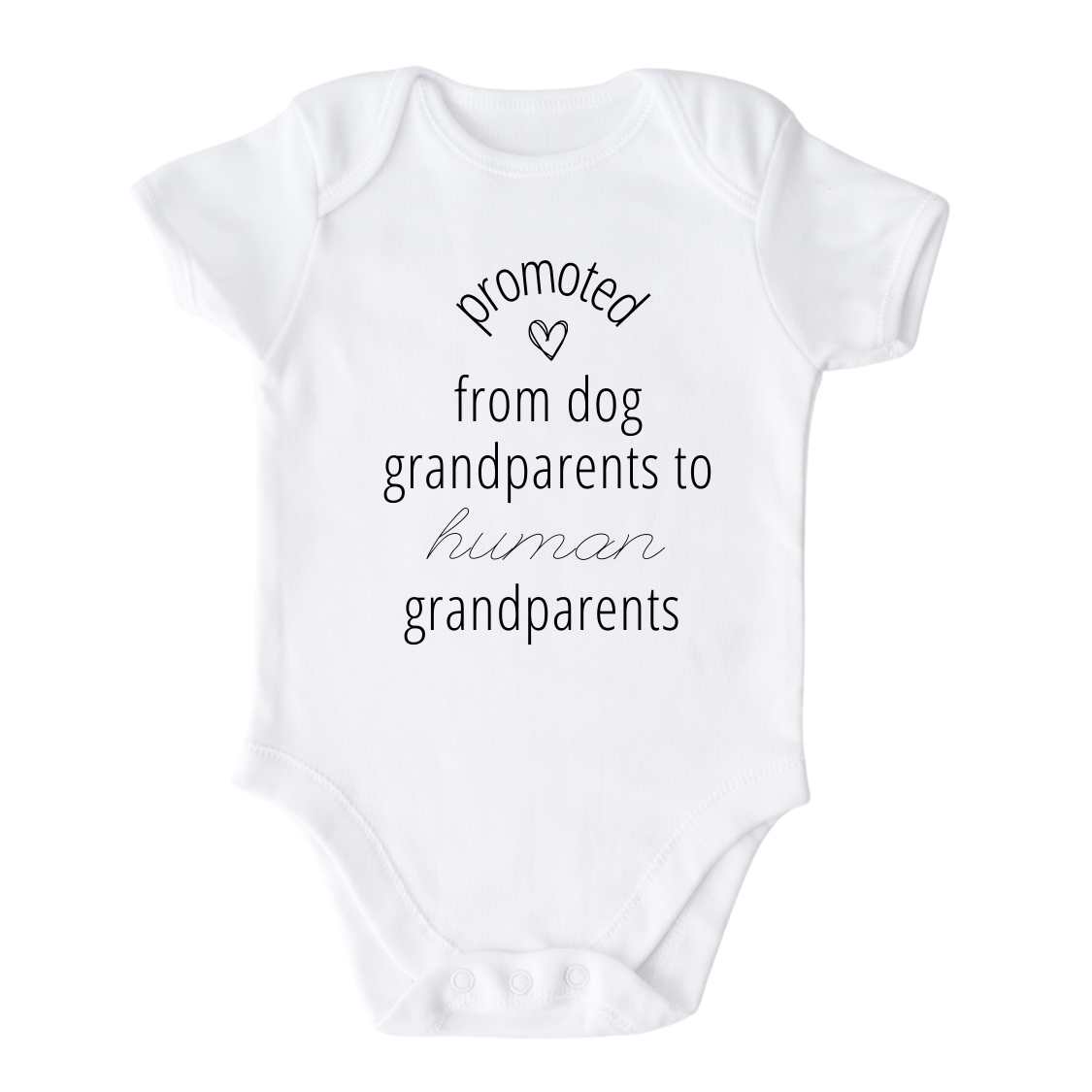 Promoted to grandparents Baby Onesie® Cute Baby Outfit for Baby Gift for Baby Shower