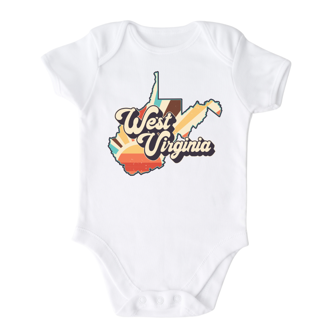 West Virginia Baby Onesie® West Virginia State Shirt for Kids Tshirt West Virginia Bodysuit