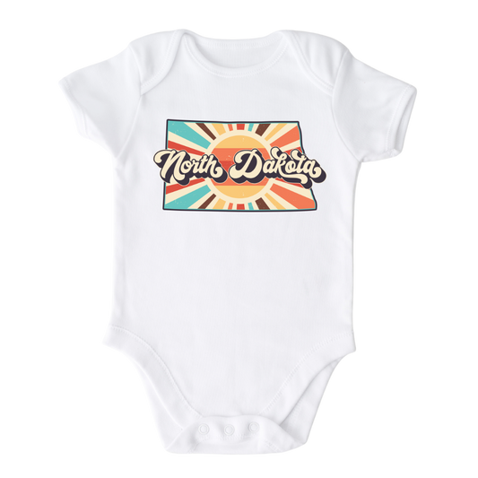 North Dakota Baby Onesie® North Dakota State Shirt for Kids Tshirt North Dakota