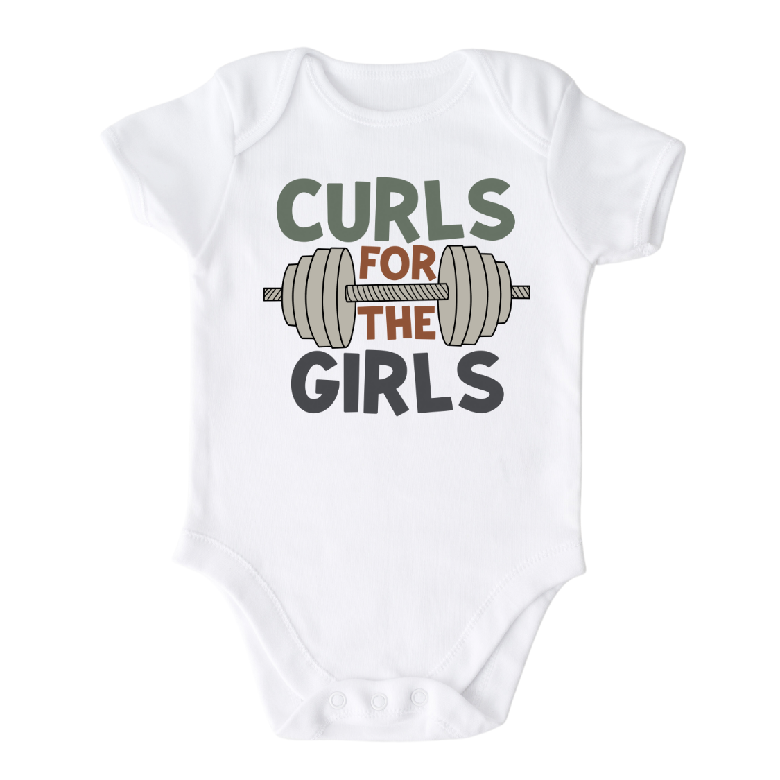 Cute Shirt Baby Onesie® Curls for The Girls Baby Shower Gift Newborn Clothes