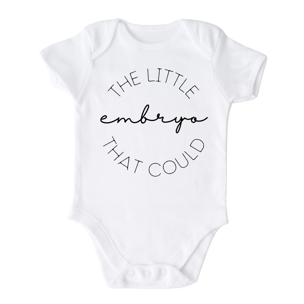 Baby Onesie® The Little Embryo That Could IVF Baby Infant Clothing for Baby Shower Gift