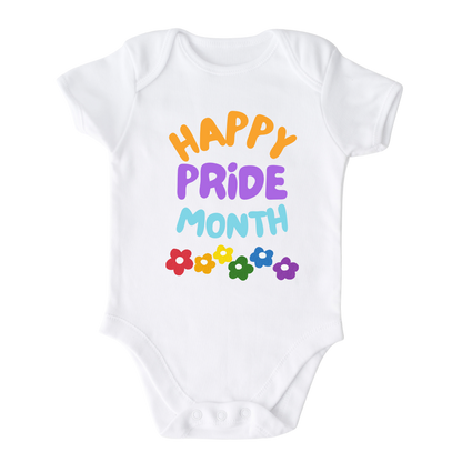 Happy Pride Month Baby Onesie® Kids Shirt