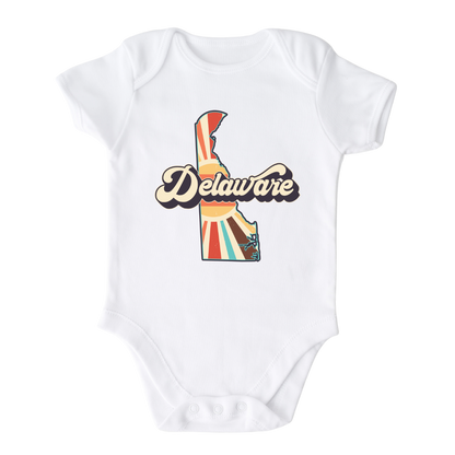 Delaware Baby Onesie® Delaware State Shirt for Kids Tshirt Delaware Bodysuit