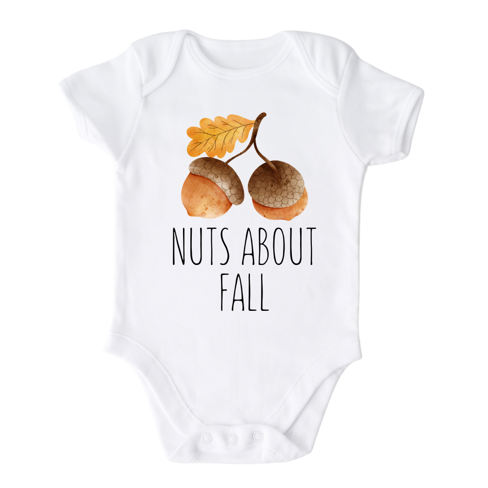 Nuts About Fall Baby Onesie® Cute Baby Clothes for Baby Outfit Newborn