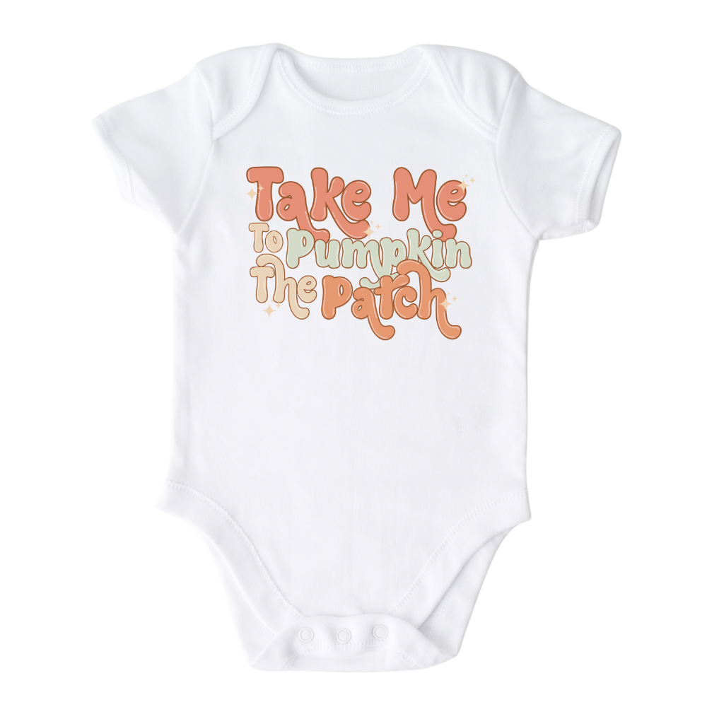 Baby Onesie® Take Me To The Pumpkin Patch Fall Baby Clothing for Baby Shower Gift