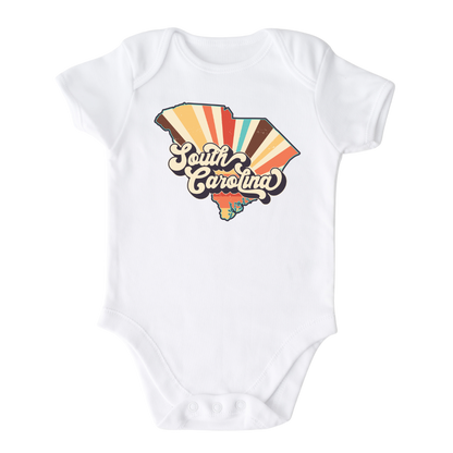 South Carolina Baby Onesie® South Carolina State Shirt for Kids Tshirt South Carolina Bodysuit