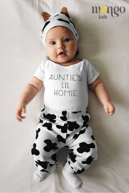 Baby Onesie® Auntie’s Lil Homie Cute Infant Clothing for Baby Shower Gift