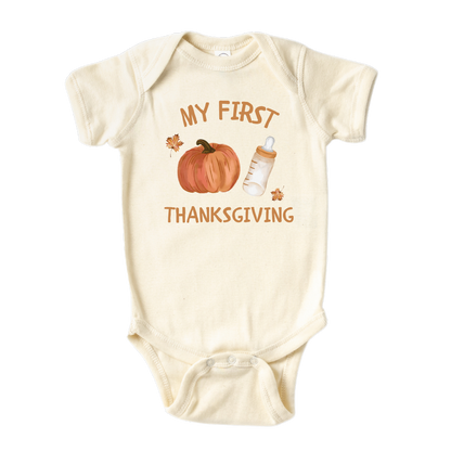 my first thanksgiving onesie for newborn gift for baby shower gift fall clothing fall baby outfit