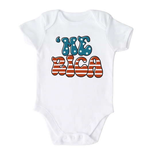 Merica Baby Onesie® Kids Shirt for Independence Day American Baby