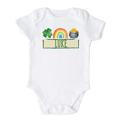 Personalized Outfit St. Patrick’s Day Custom Name Baby Onesie® Newborn Outfit