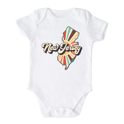 New Jersey Baby Onesie® New Jersey State Shirt for Kids Tshirt New Jersey Bodysuit