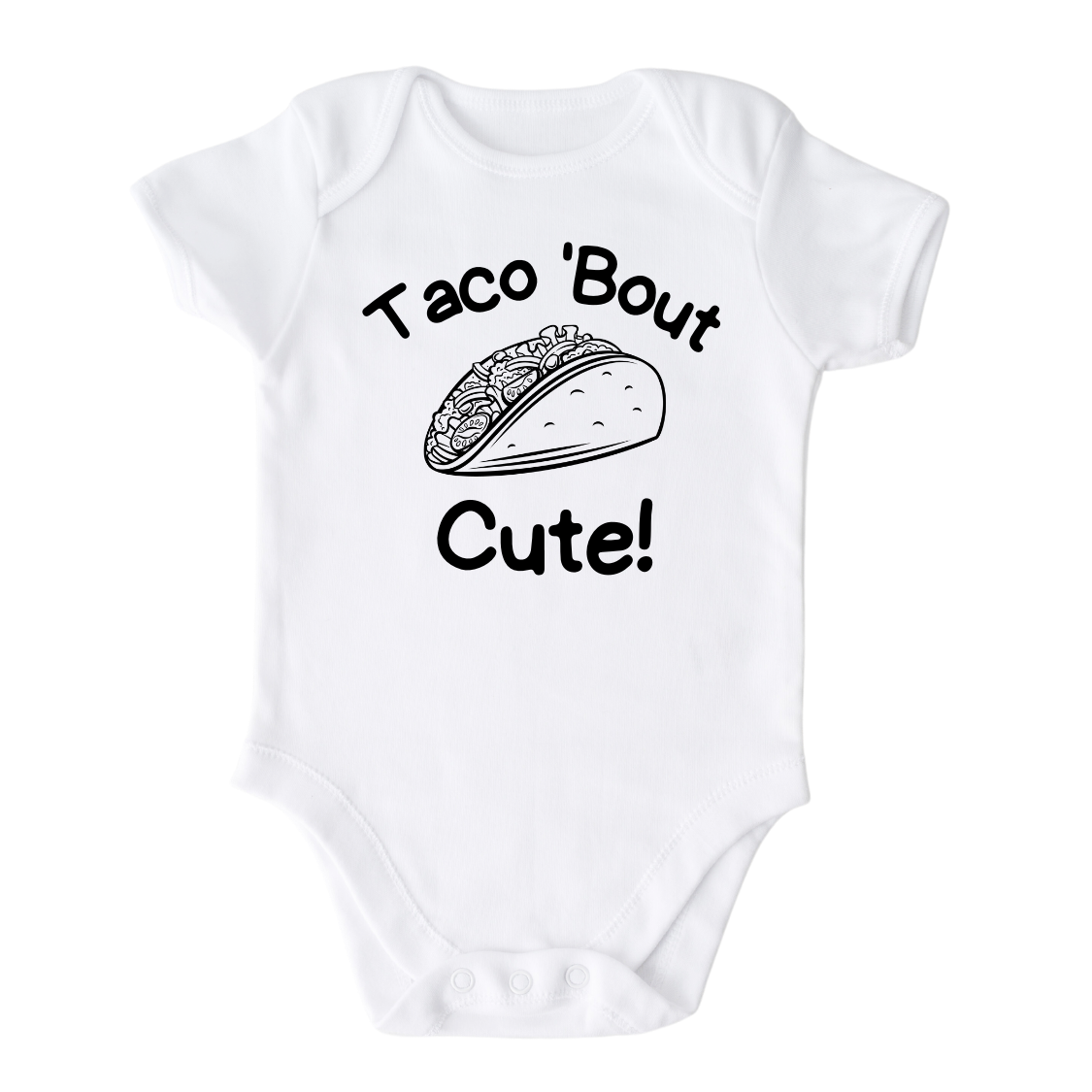 Taco 'Bout Cute Baby Onesie® Cute Outfit for Baby Gift for Baby Shower Gift