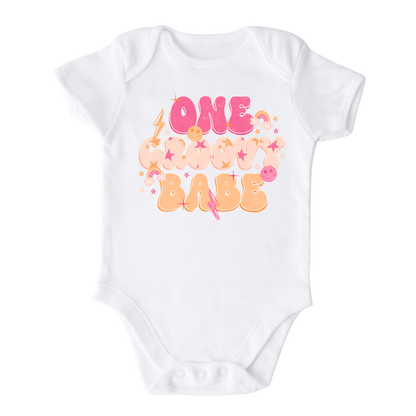 Baby Onesie® One Groovy Babe Cute Baby Clothing for Baby Shower Gift Newborn Clothes