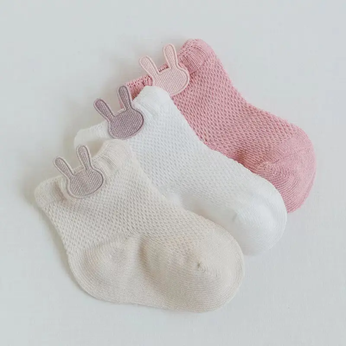 Cute Animal Character Anti-Slip Baby Short Socks - Soft Cotton, Ideal for Newborns and Toddlers