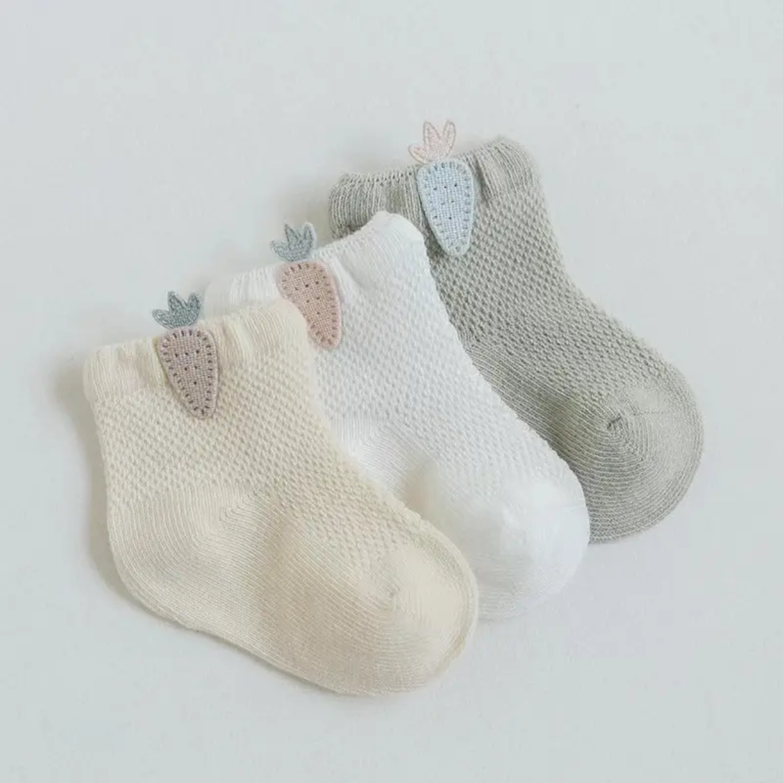 Cute Animal Character Anti-Slip Baby Short Socks - Soft Cotton, Ideal for Newborns and Toddlers