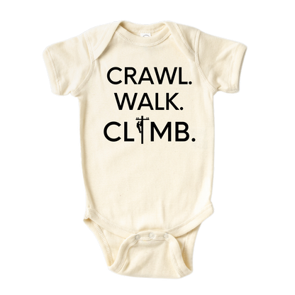 Baby Onesie® Crawl Walk Climb Line Crew Baby Infant Clothing for Baby Shower Gift