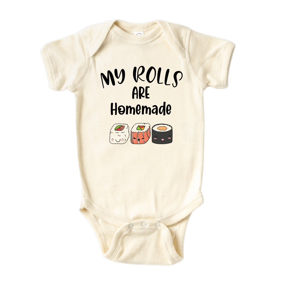 My Rolls Are Homemade Sushi Baby Onesie® Funny Outfit for Baby Gift for Baby Shower Gift