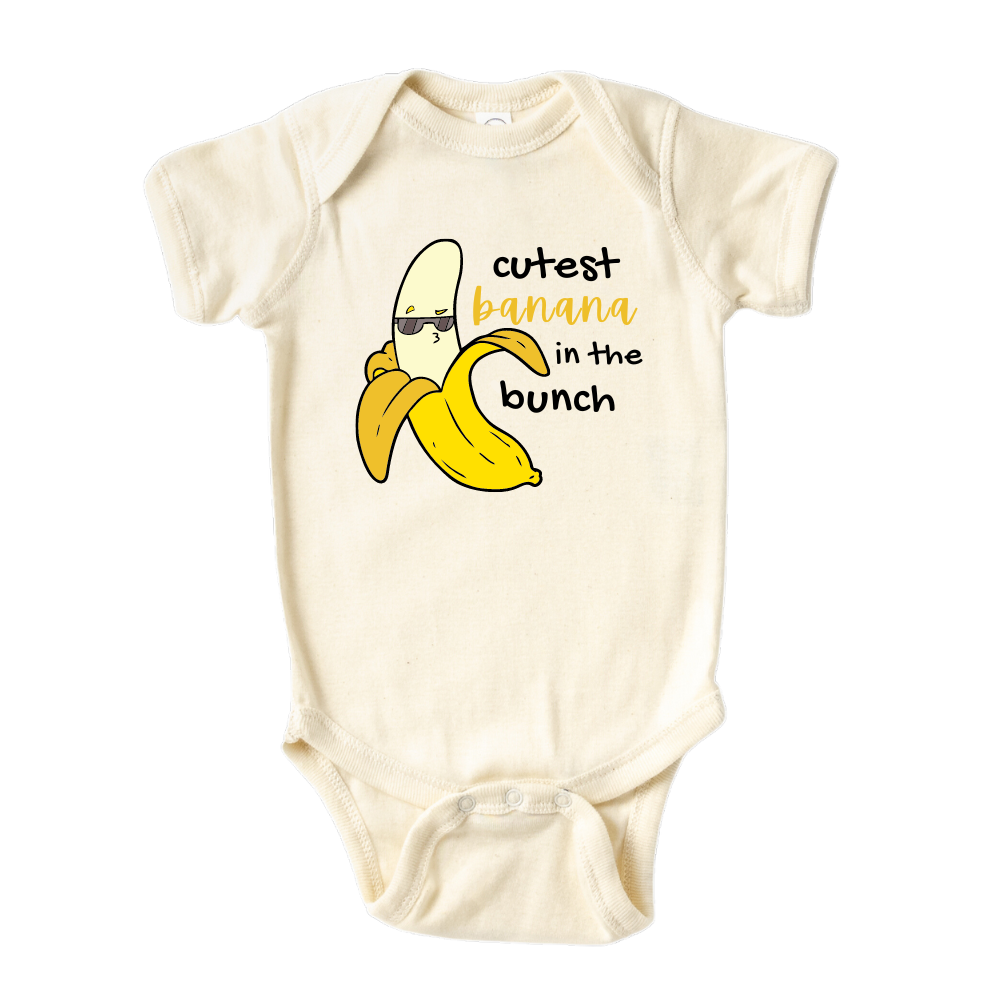 Kids Tshirt Baby Onesie® Cutest Banana Baby Bodysuit Newborn Outfit Baby Shower Gift