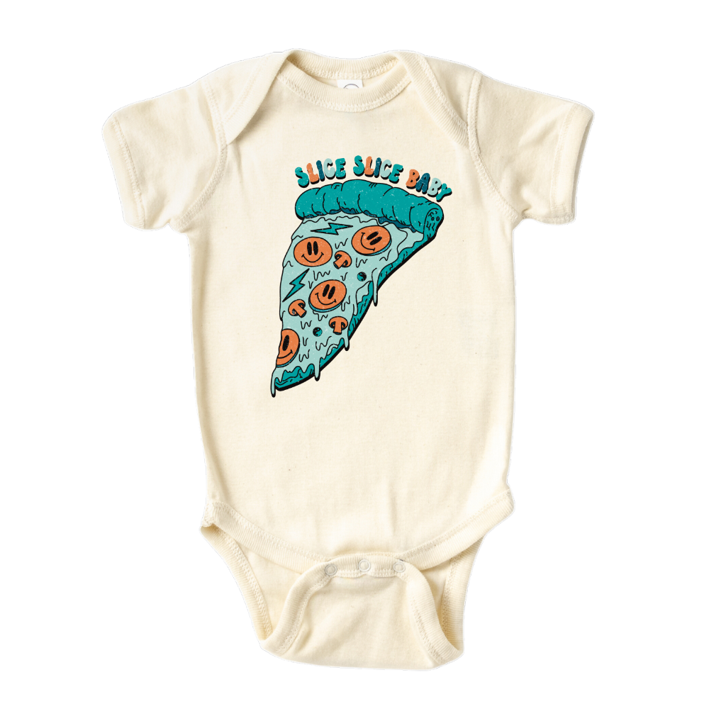 Kids Tshirt Baby Onesie® Slice Slice Baby Pizza Bodysuit Baby Clothing for Baby Shower Gift Newborn