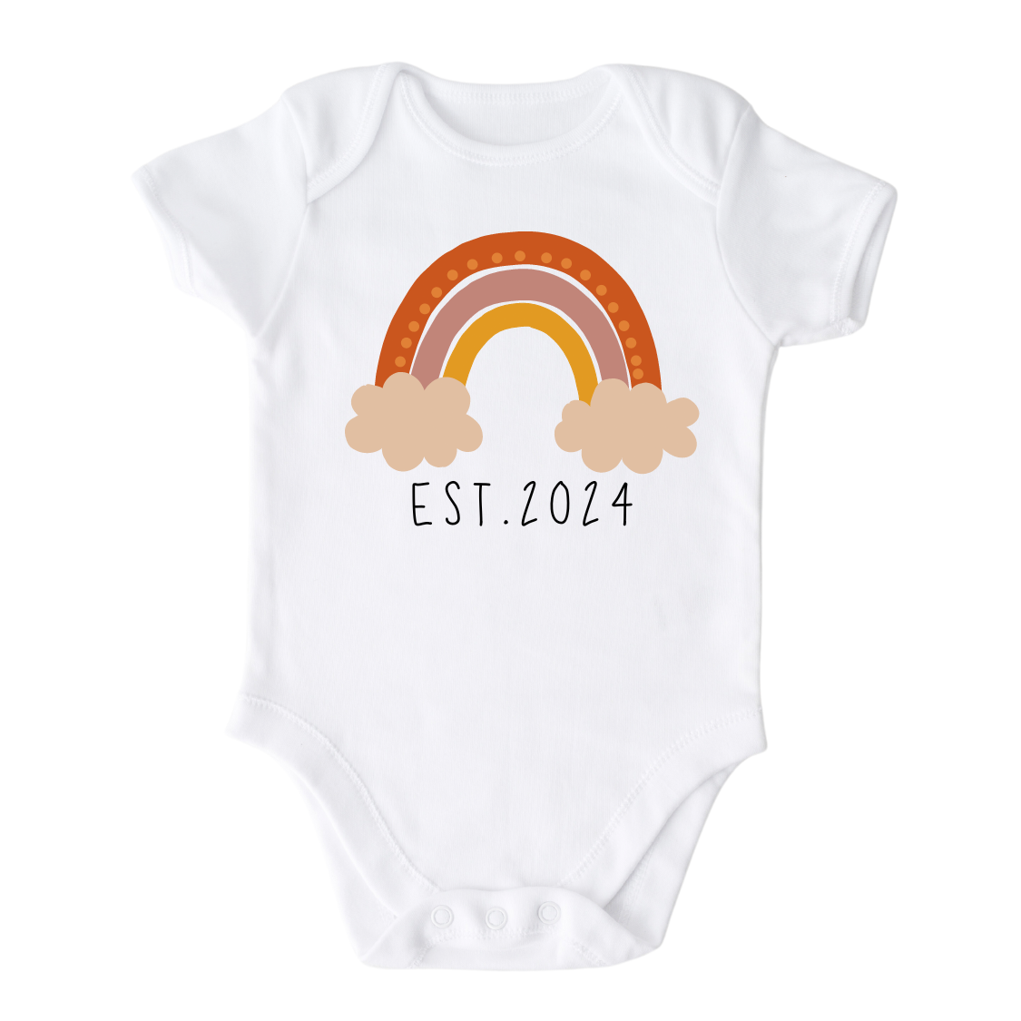 Rainbow Baby Onesie® Custom Rainbow Kid Tshirt Baby Announcement Baby Outfit for Baby Gift for Baby Shower Gift