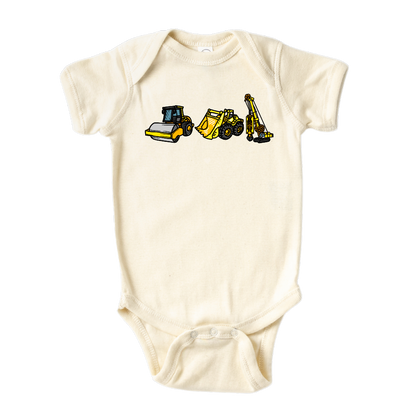 Construction Kid Tshirt Baby Onesie® Construction Vehicles Baby Bodysuit Newborn Outfit