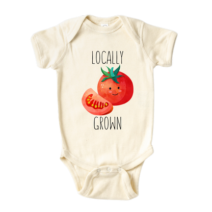 Locally Grown Tomato Baby Onesie® Cute Baby Clothes for Baby Outfit Newborn