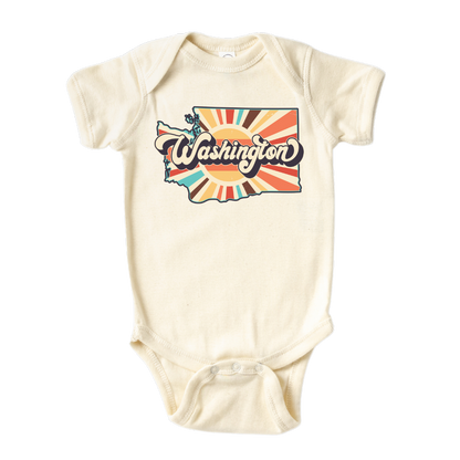 Washington Baby Onesie® Washington State Shirt for Kids Tshirt Washington Bodysuit for Baby Gift