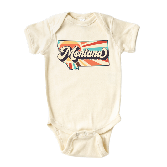 Montana Baby Onesie® Montana State Shirt for Kids Tshirt Montana Bodysuit for Baby Gift