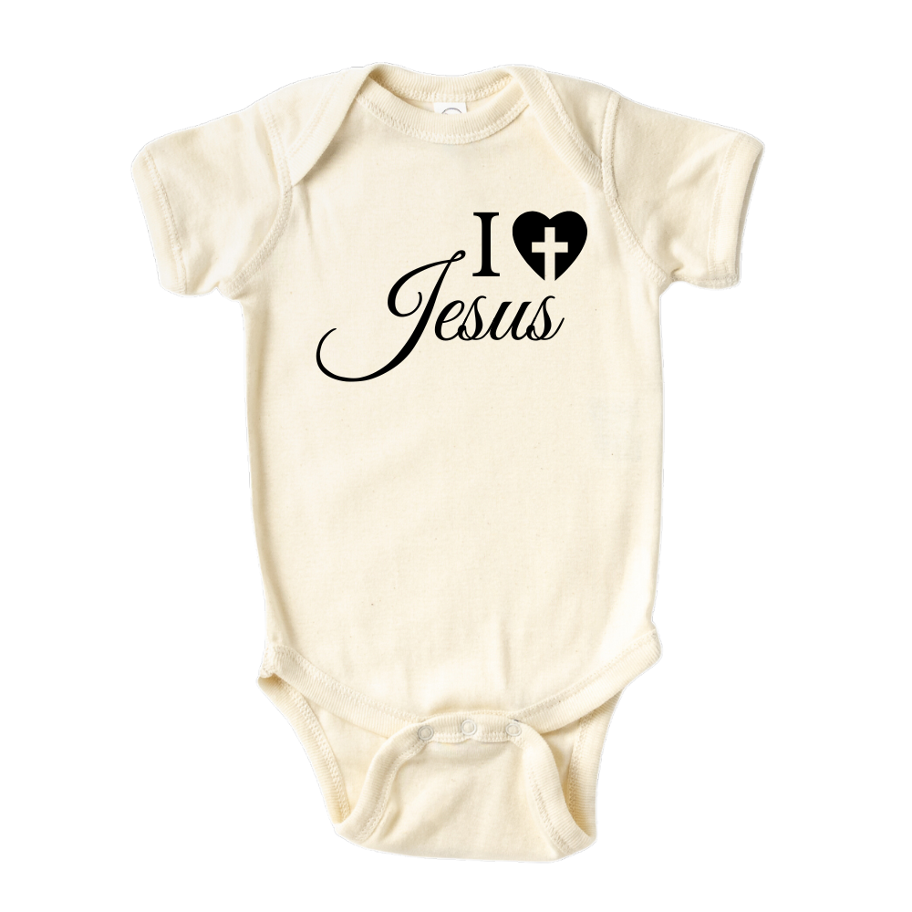 Baby Clothes I Love Jesus Baby Onesie® Religious Baby Infant Clothing for Baby Shower