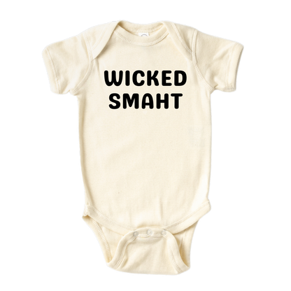 Funny Outfit for Baby Gift for Baby Shower Baby Onesie® Wicked Smaht