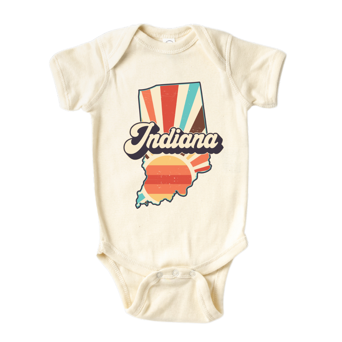 Indiana Baby Onesie® Indiana State Shirt for Kids Tshirt Indiana Bodysuit for Baby Gift