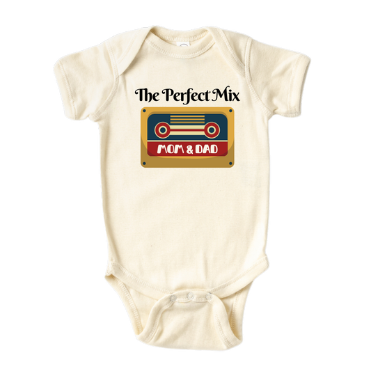 Cassette Kid Tshirt Baby Onesie® The Perfect Mix Baby Bodysuit Newborn Outfit