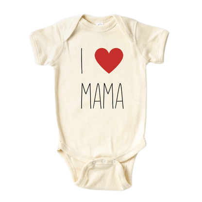 Baby Onesie® I Love Mama Baby Infant Clothing for Baby Shower Gift