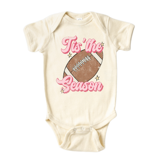 Baby Onesie® Tis' The Season Football Baby Clothing for Baby Shower Gift Newborn