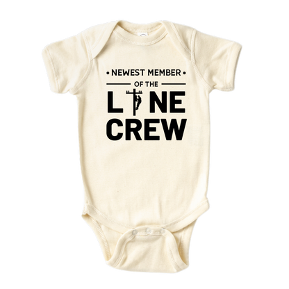 Baby Onesie® Newest Member Of The Line Crew Baby Infant Clothing for Baby Shower Gift