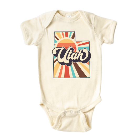 Utah Baby Onesie® Utah State Shirt for Kids Tshirt Utah Bodysuit for Baby Gift