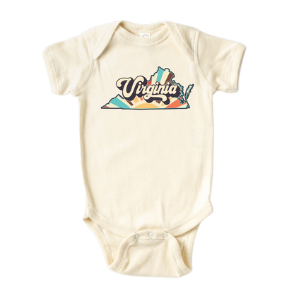 Virginia Baby Onesie® Virginia State Shirt for Kids Tshirt Virginia Bodysuit for Baby Gift