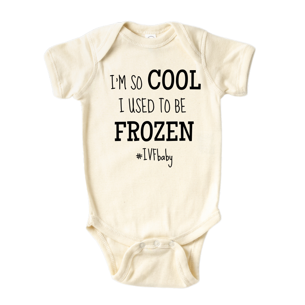 Baby Onesie® I Used To Be Frozen IVF Baby Infant Clothing for Baby Shower Gift