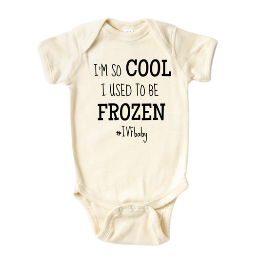 Baby Onesie® I Used To Be Frozen IVF Baby Infant Clothing for Baby Shower Gift