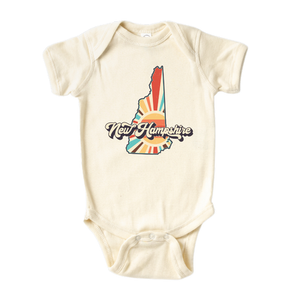 New Hampshire Baby Onesie® New Hampshire State Shirt for Kids Tshirt New Hampshire Bodysuit